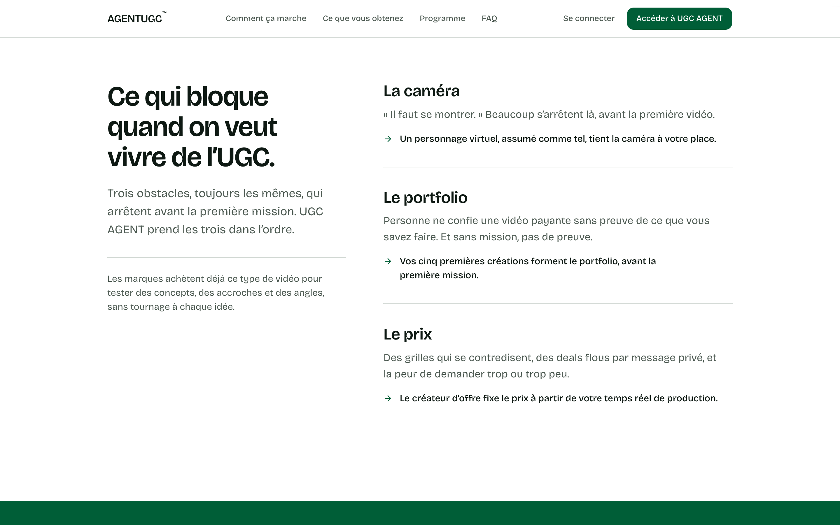 AgentUGC, écran 4