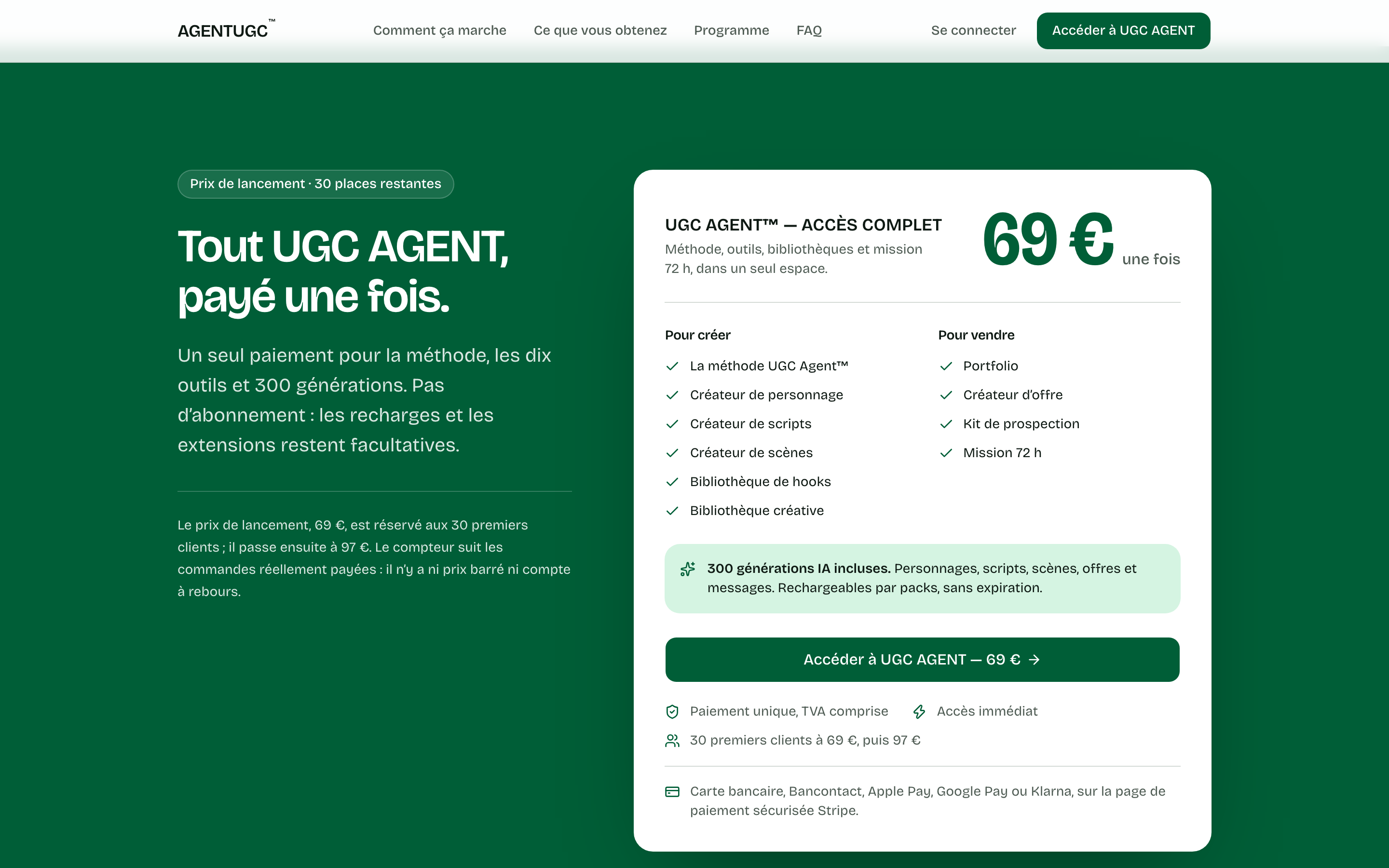 AgentUGC, écran 10