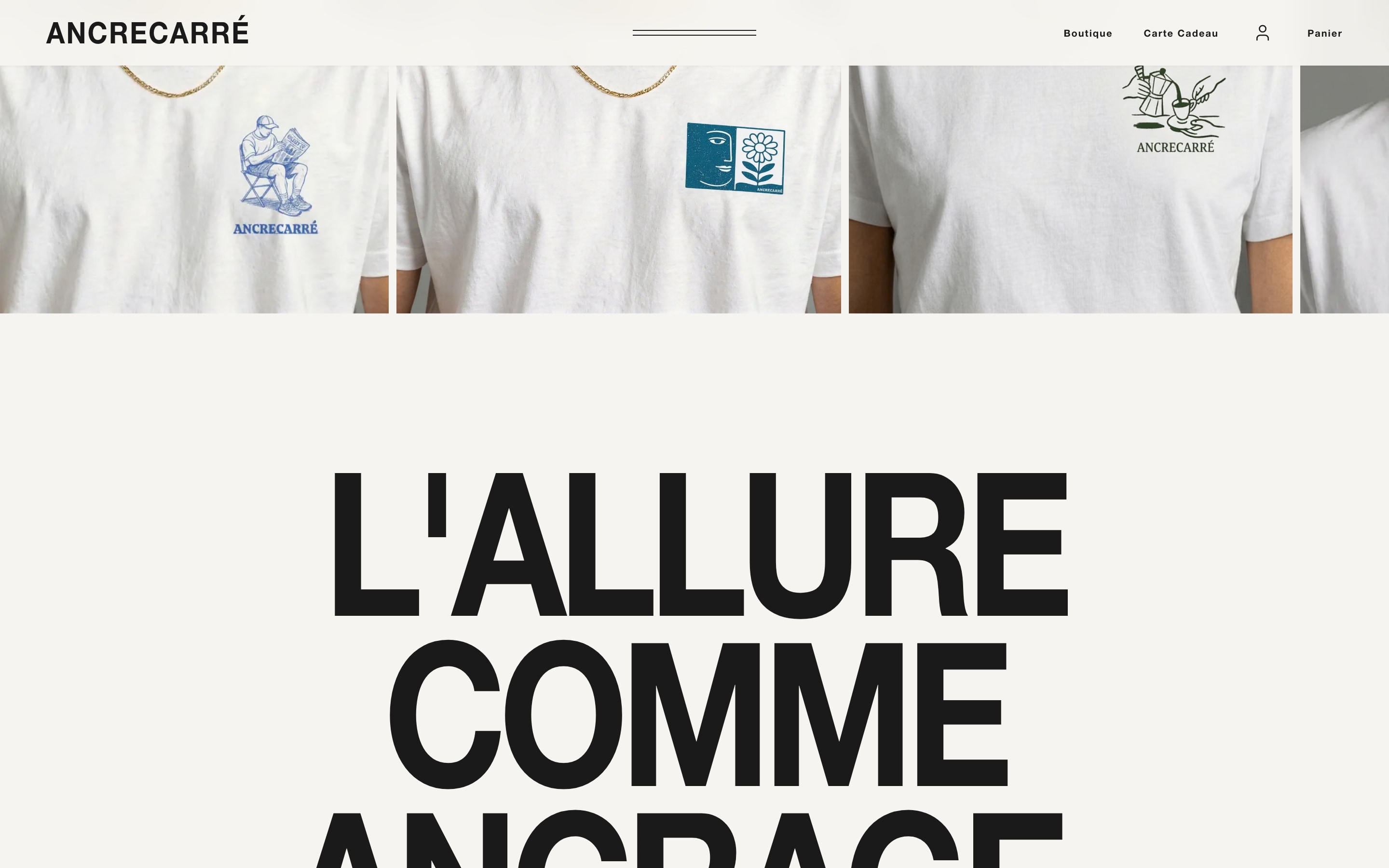 Ancrecarré, écran 3
