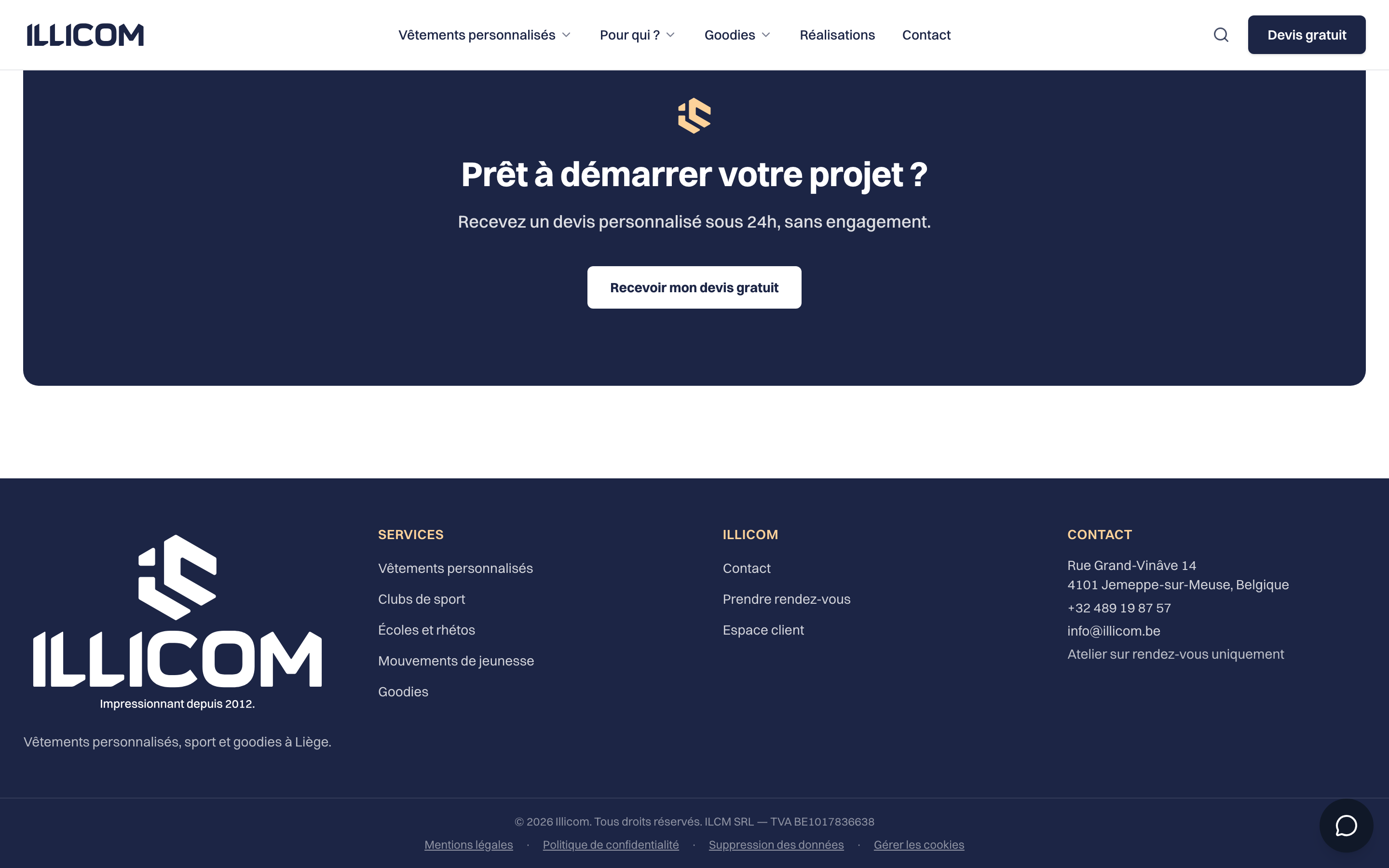 Illicom, écran 6
