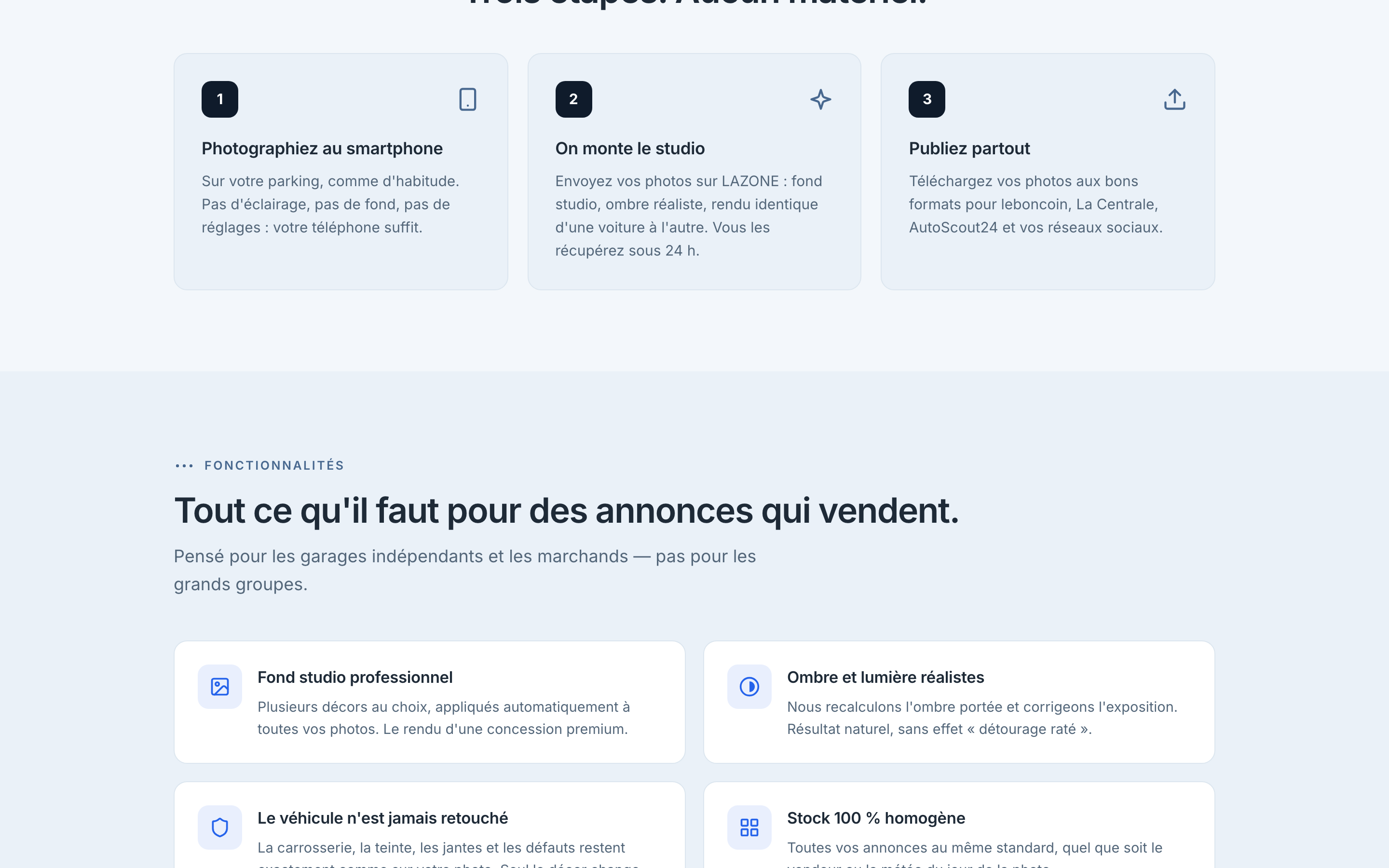 LAZONE, écran 4