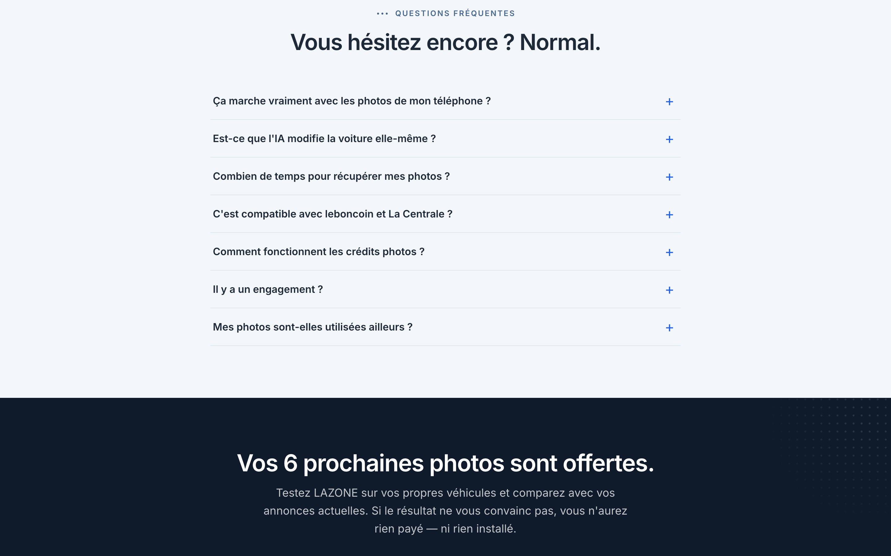 LAZONE, écran 8